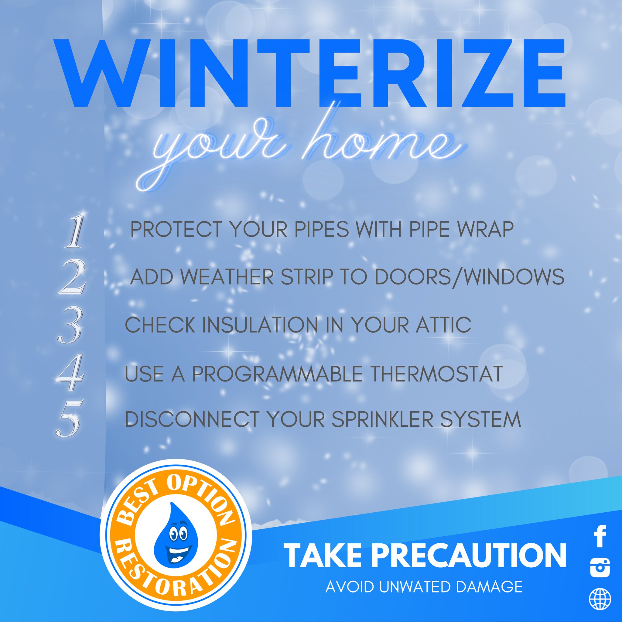Winterizing Your Home: Essential Tips to Keep You Warm and Safe